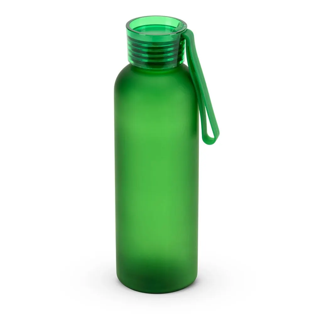 Squeeze esportiva em PET 100% reciclado, com acabamento fosco 600 mL