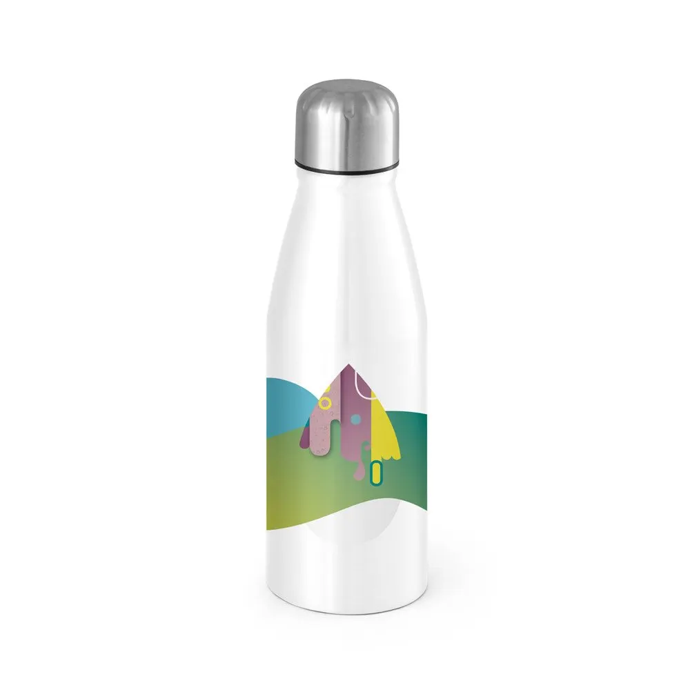Squeeze para sublimação em alumínio com tampa em aço inox 500 mL