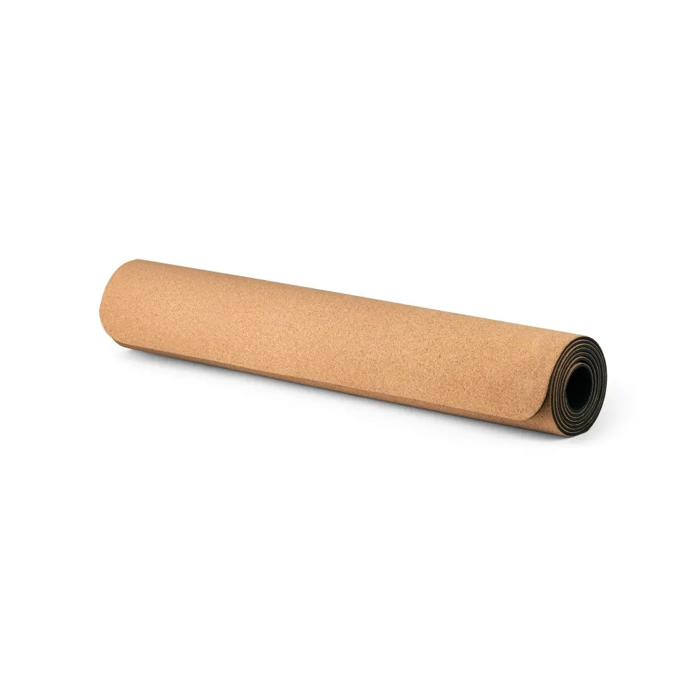 Tapete de exercício para yoga em cortiça e TPE com espessura até 3.7 mm